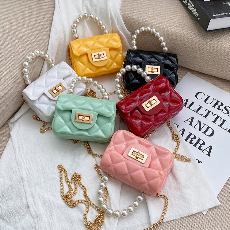 Fashion Pearl Tas Tangan Mini untuk Wanita