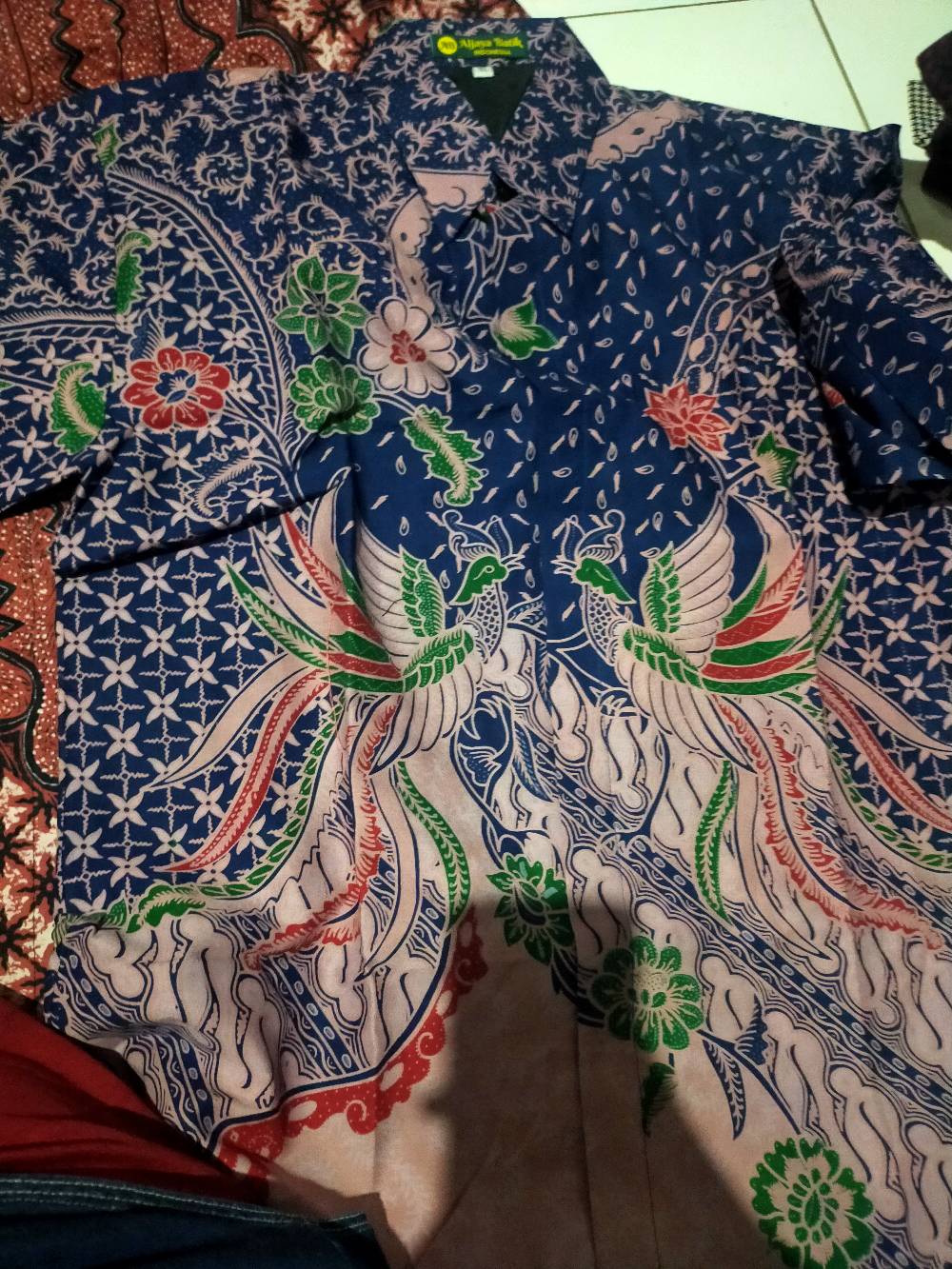 Peksi Kembar Kemeja Batik Pria Lengan Panjang Bahan Katun Halus Full Furing By Aljaya Batik