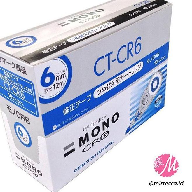 

96C Mall REFILL CT-CR5 | CTCR6 TOMBOW MONO CORRECTION TAPE / ISI ULANG TIP-EX ROLL KERTAS CT-CX ✈✲ (Grosir)Ready stok ➠