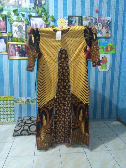 Gamis Zharifa Baju Batik Wanita Muslimah  Pesta Kondangan