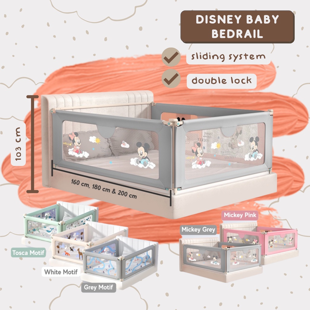 Bedrail Baby Bedrail Bed Guard Rail Pengaman kasur