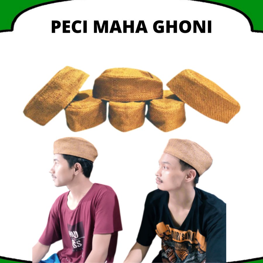 PECI MAHA GHONI BAHAR I SONGKOK KOPIAH COKLAT GONI