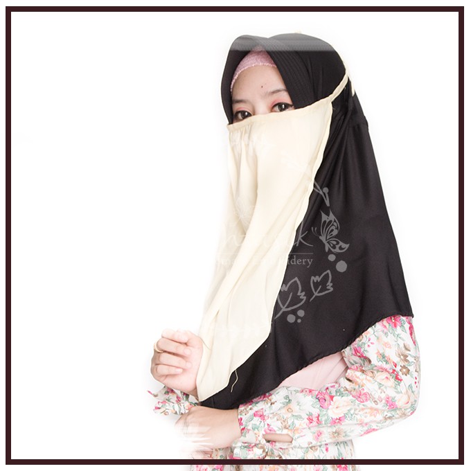 Alantasik - cadar tali wolfis premium original XL / cadar ori niqab / niqob R.9