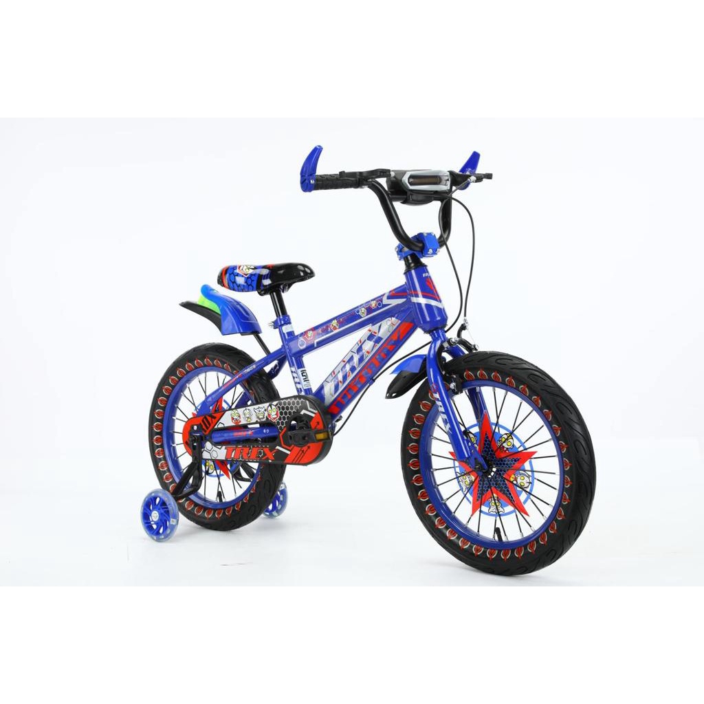 Sepeda BMX  Sepeda anak 16 18 Inch TREX VITROX Musik Lampu Ban Pompa Jumbo x bmx argos 868-5 musik lampu