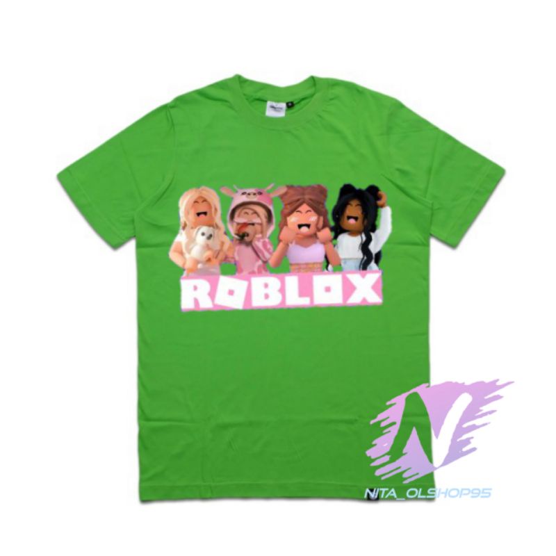 kaos roblox girl baju kaos anak roblok