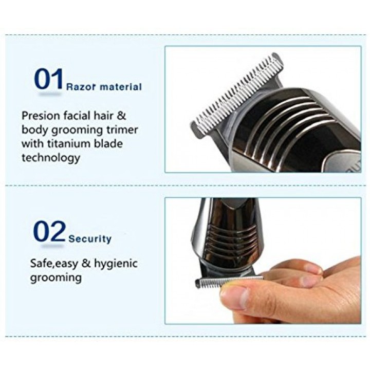 KEMEI KM-580A Rechargeable 7 in 1 Profesioanal Men's Grooming Kit