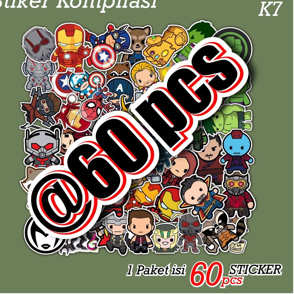 

DOI [ MAC ] 60 PCS STICKER SUPERHERO SUPERMAN HULK KAPTEN AMERIKA THOR LUCU AESTHETIC ANTI AIR UNTUK LAPTOP CASE TUMBLER KOPER HP - K7 KFModel #Terbaru ▽ ➵
