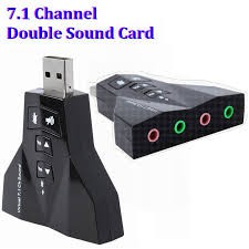 USB Sound Card 7.1 External Aux Splitter Cabang 2 Spliter Soundcard sound card multi