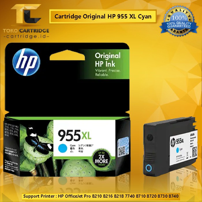 Cartridge Tinta Printer HP 955 XL 955XL New Original