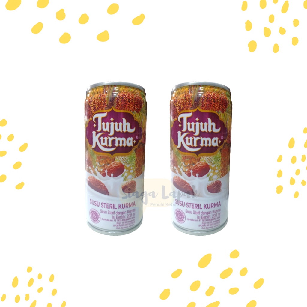 Susu Steril Tujuh Kurma Kaleng 200 ml