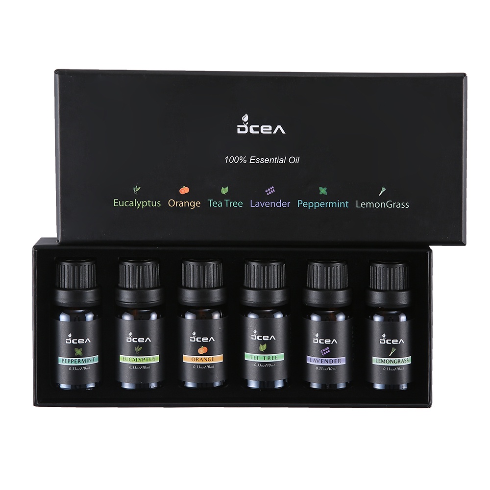 (MAINANKYU) Overview of DCEA Minyak Aromatherapy 6 in 1 Essential Fragrance Oil 10ml - RH-36