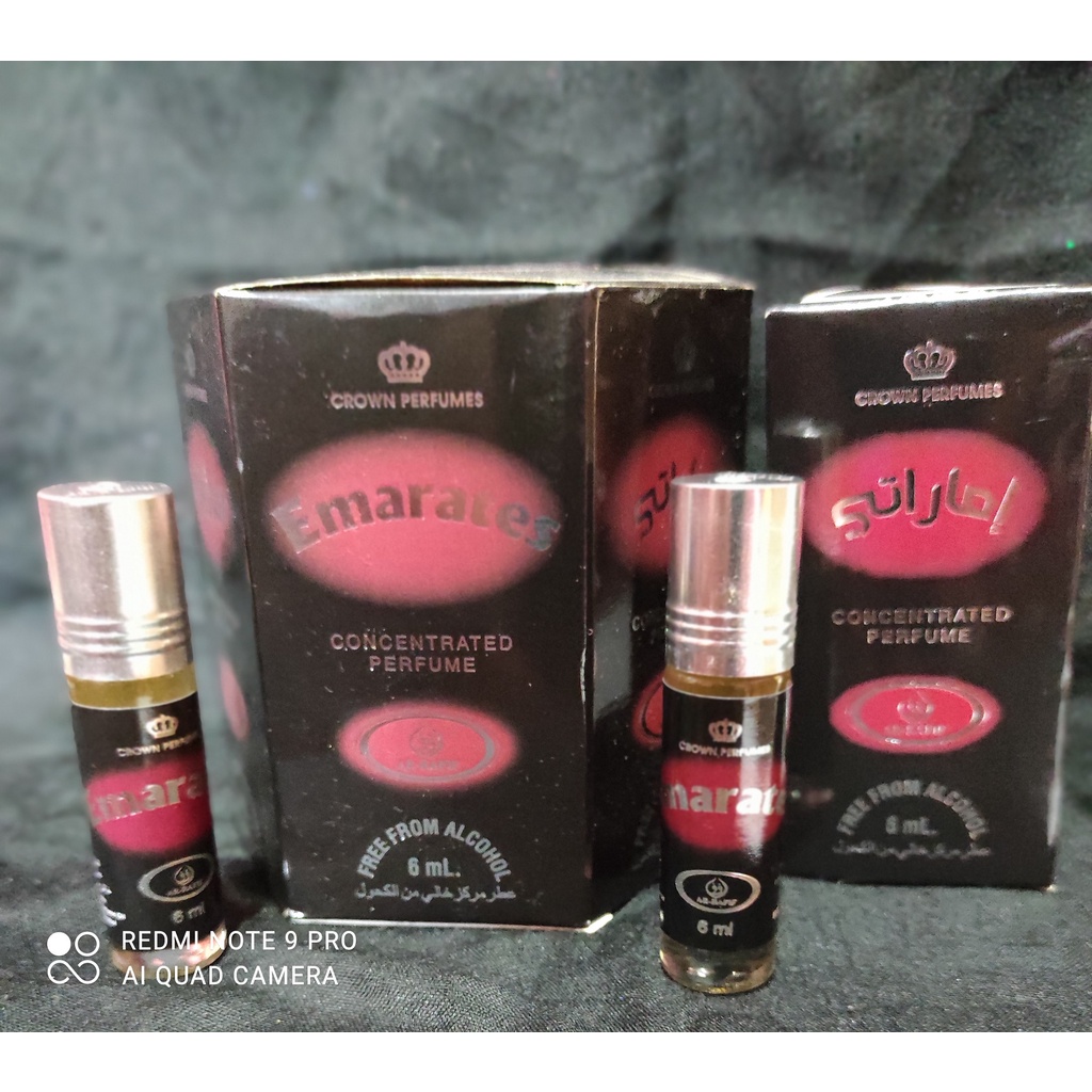 parfum arrafif roll on 6ml EMIRATES ARF parfum oles badan pria wanita