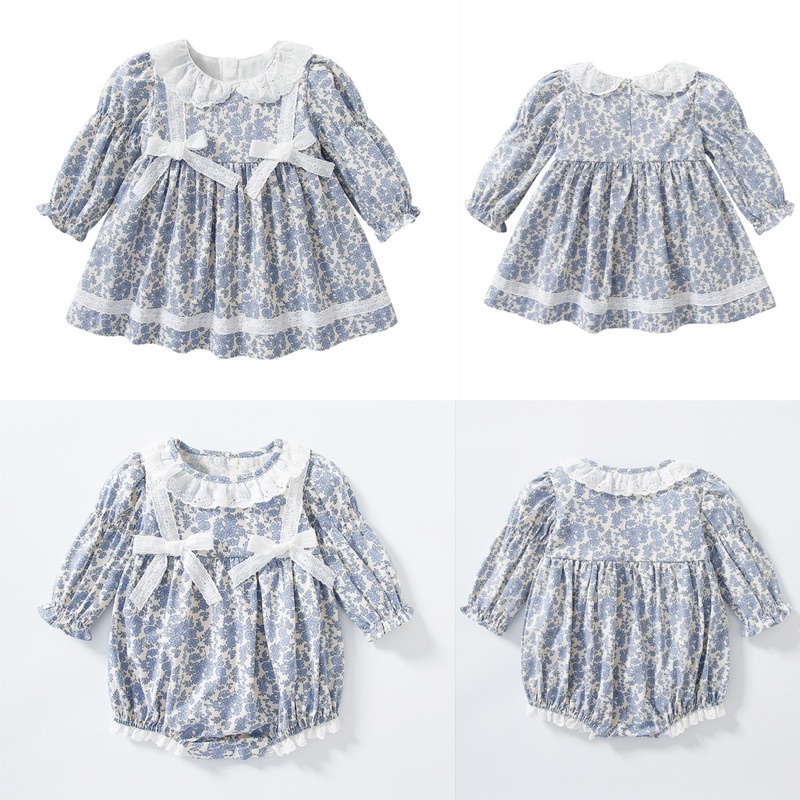 Lavanda romper/dress bayi anak perempuan