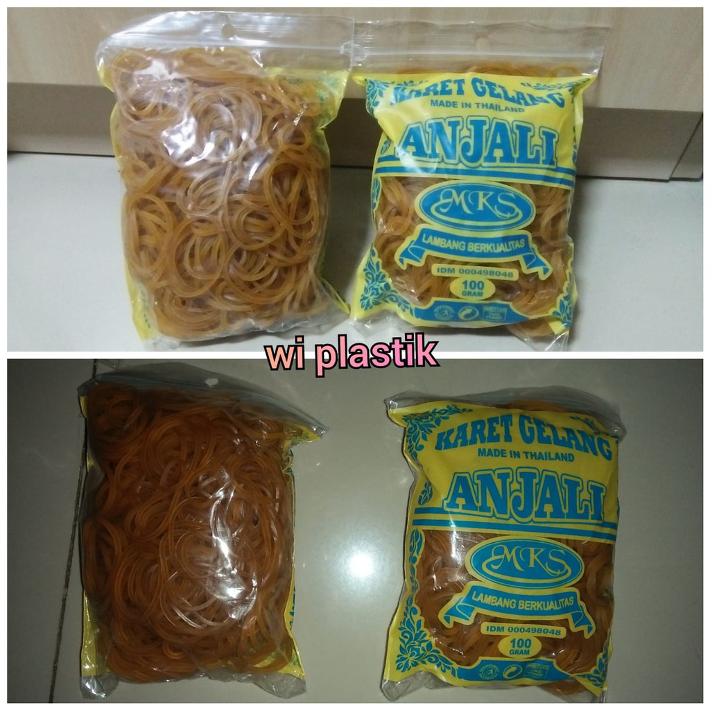  karet  gelang  kuning atau merah merek anjali Shopee Indonesia