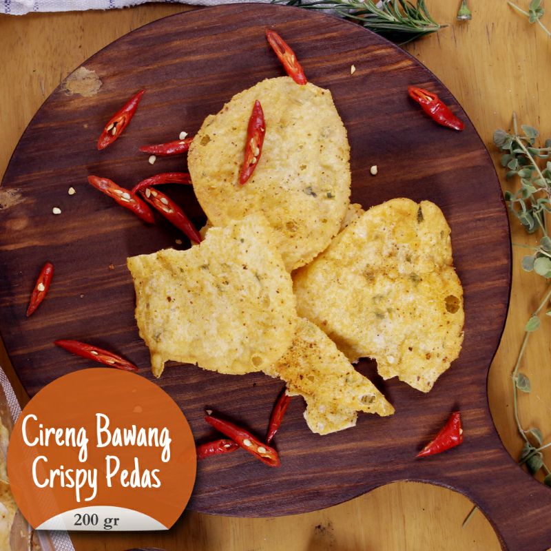 

CIRENG BAWANG CRISPY PEDAS 200GR