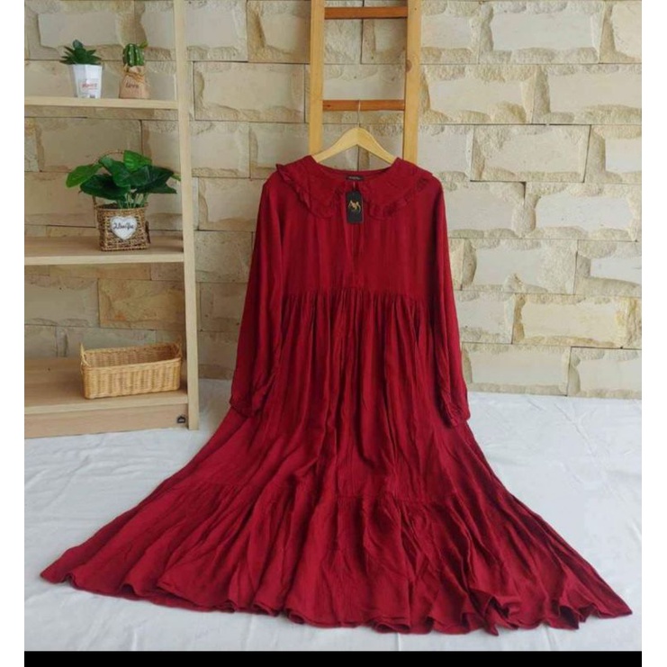 gamis midi polos terbaru random