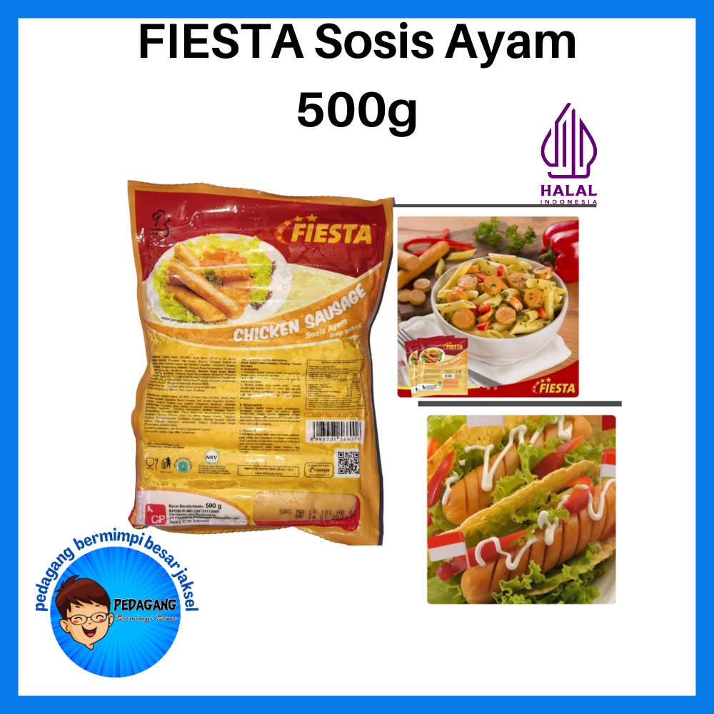 

FIESTA Sosis Ayam 500g/ Sosis Ayam Fiesta/ Fiesta Chicken Sausage