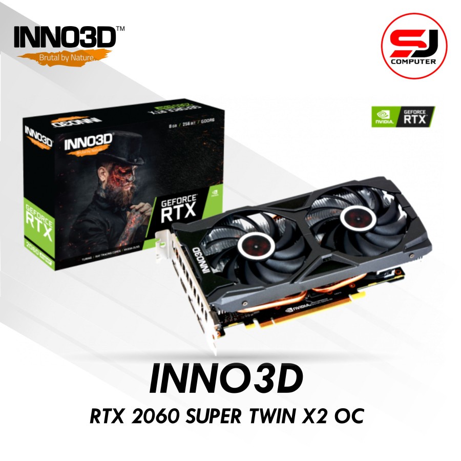 INNO3D RTX 2060 SUPER TWIN X2 OC 8GB DDR6 8G RTX2060S 2060S VGA NVIDIA