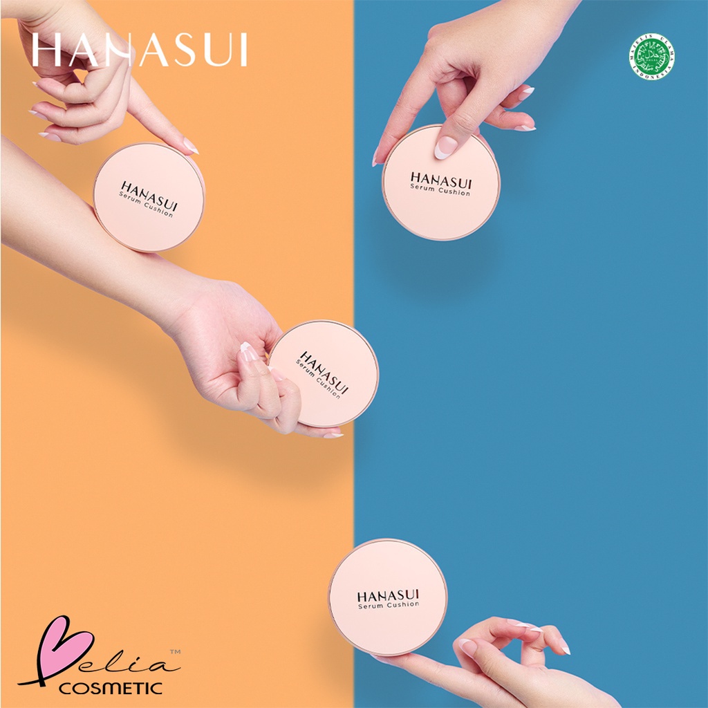 ❤ BELIA ❤ HANASUI Serum Cushion | Serum Cushion Soulmatte | Foundation | Flawless | Natural Dewy Finish | Perfect Coverage | BPOM