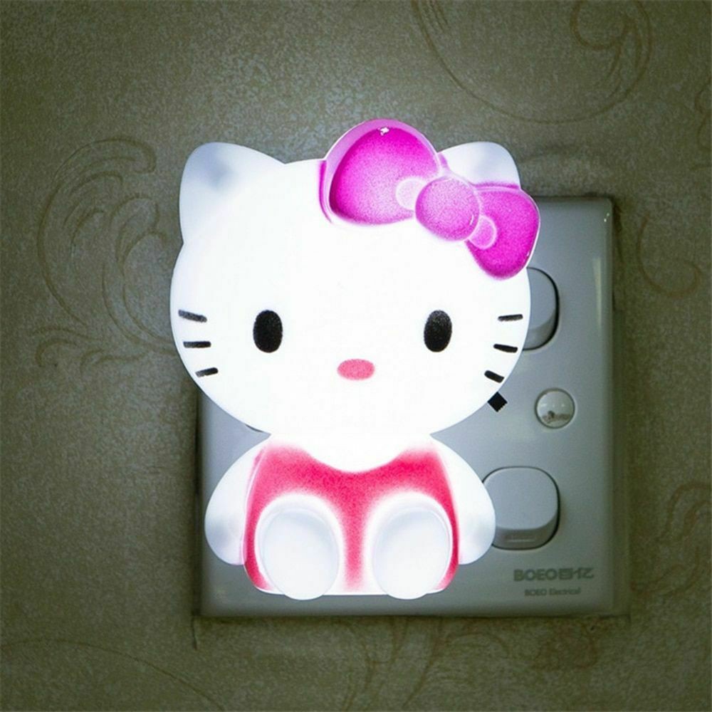 LAMPU TIDUR HELLO KITTY/MINI NIGHT/LAMPU KAMAR/LAMPU ANAK/LAMPU WARNA/LAMPU DEKORASI/LAMPU KARAKTER HELLO KITTY