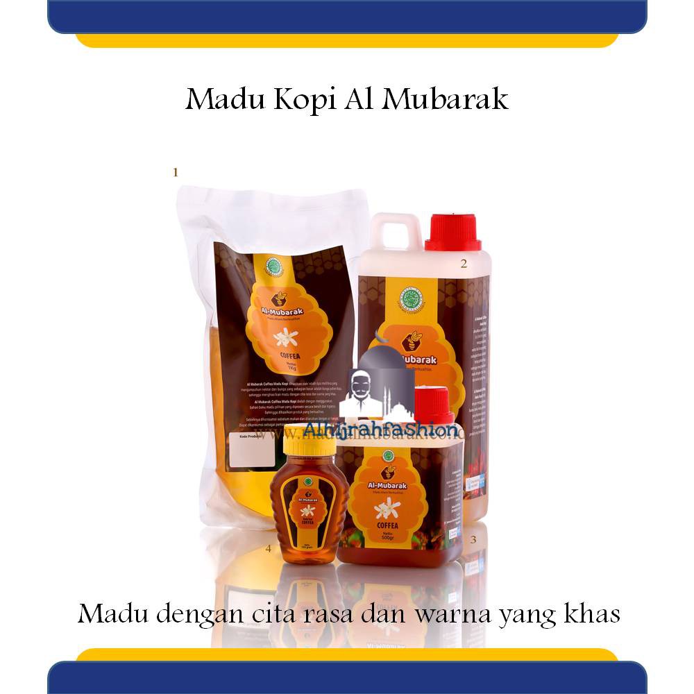 

Madu Kopi Al Mubarak isi 1kg Madu Murni Madu Asli