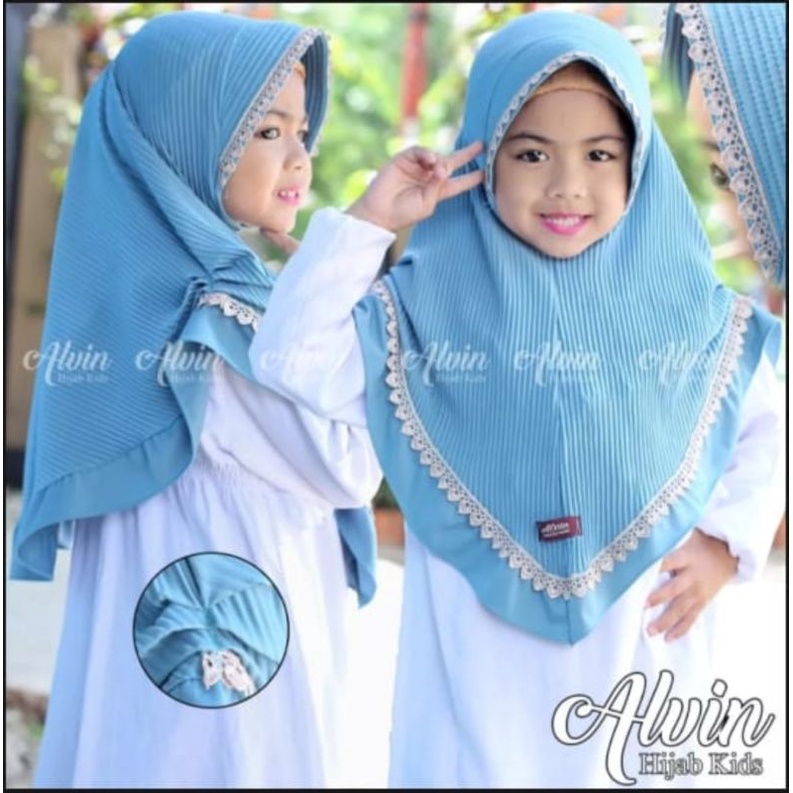 HIJAB ANAK PLISKET LIDI PED ALVIN HIJAB ANAK PEREMPUAN JILBAB ANAK TERLARIS KERUDUNG ANAK TERBARU
