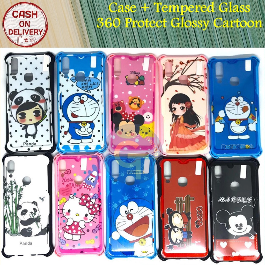 GT Case + Tempered Glass Samsung A01 Core A10 A11 A20 A20s