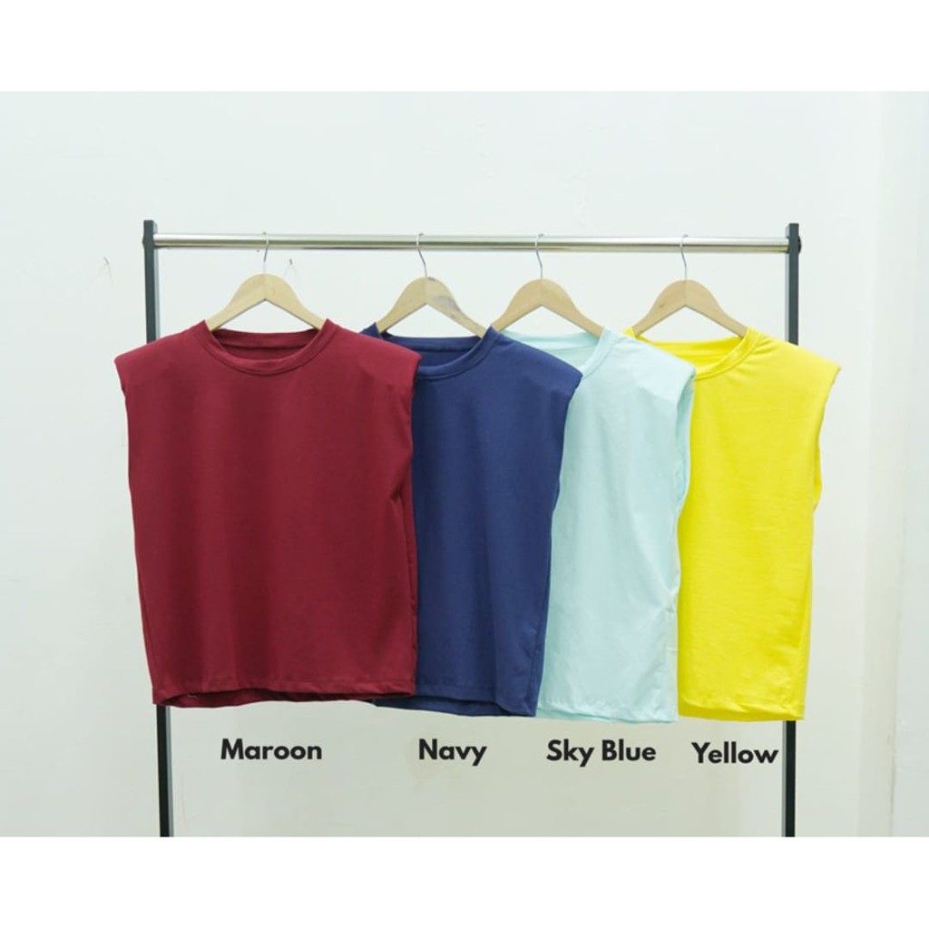 Padded Tshirt / Muscle Tee / Atasan wanita / Kaos / t shirt