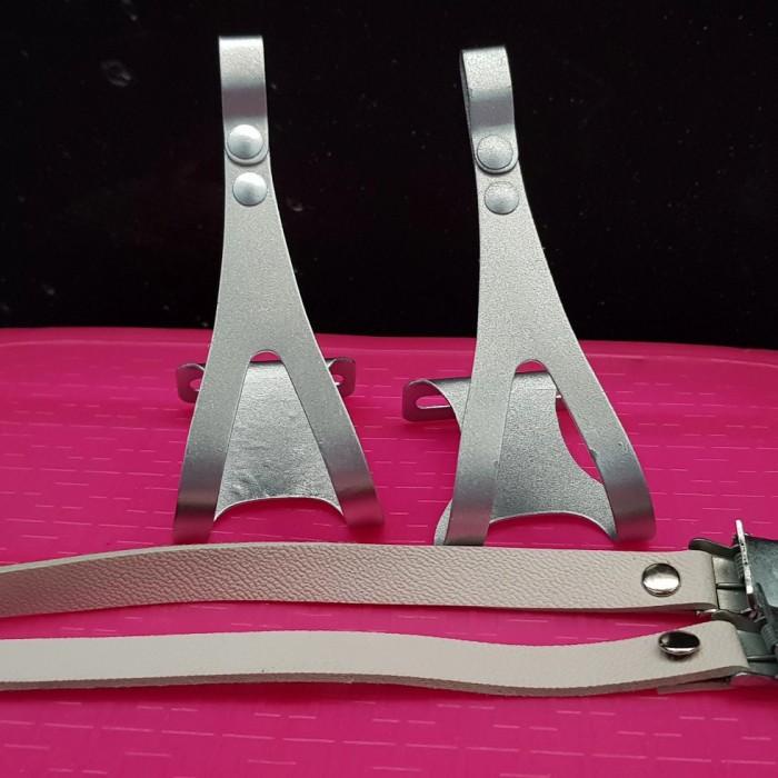 Toeclip / Strap Pedal Sepeda Balap Vintage Sepasang Nos