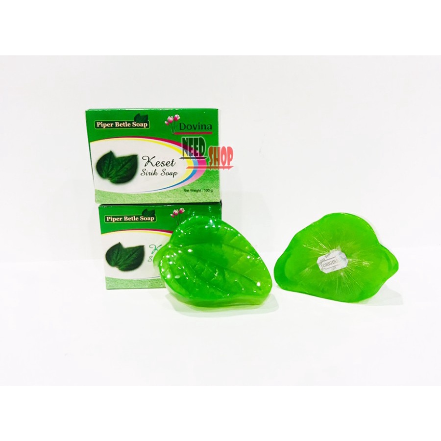SABUN KESET SIRIH DOVINA ORIGINAL SABUN MANDI & PEMBERSIH AREA KEWANITAAN BPOM 100 GRAM