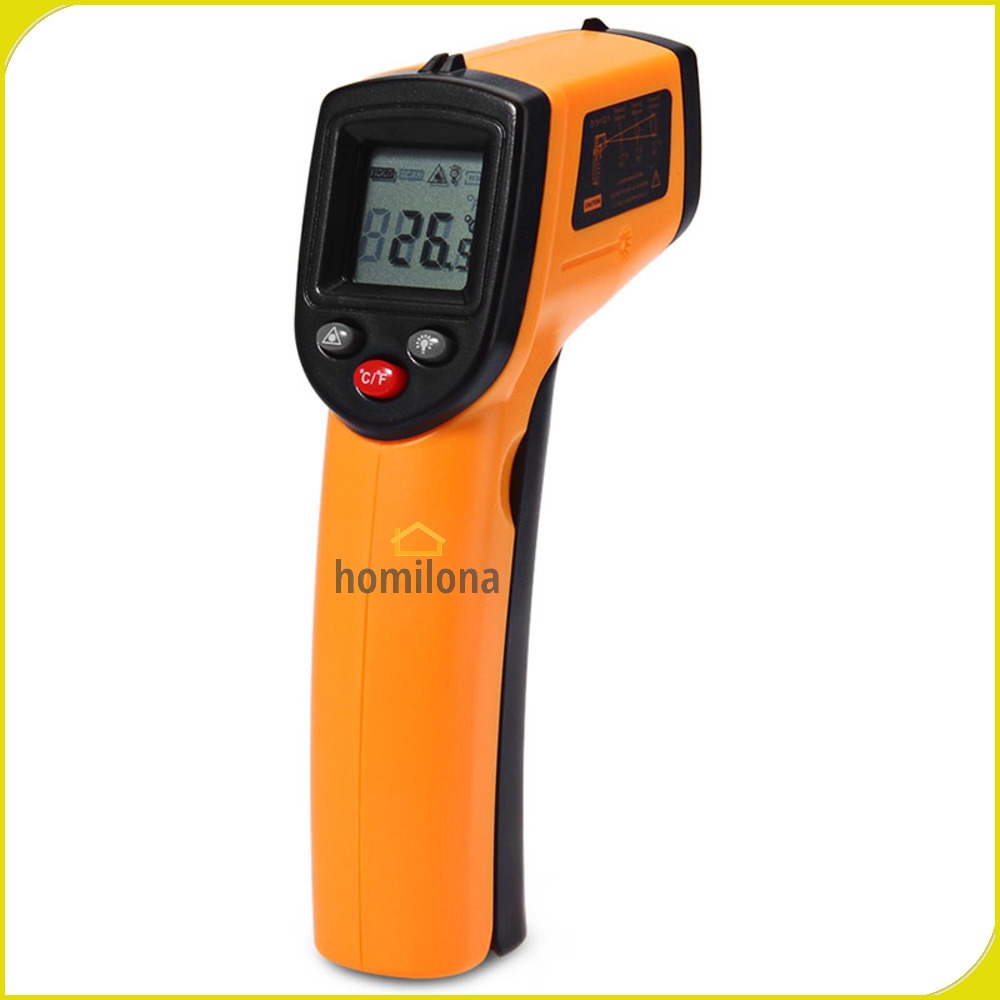 Thermometer Laser Infrared Non Contact - SMARTSENSOR 320-EN-00 - Orange