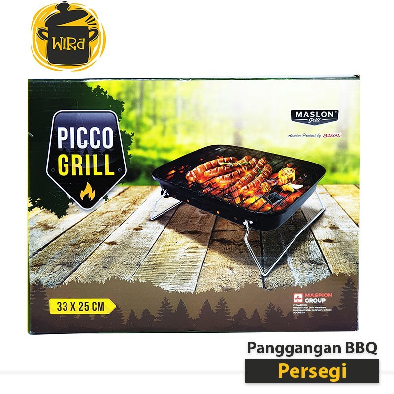 MASPION PICCO Grill 33 x 25 cm - Alat Panggang / BBQ