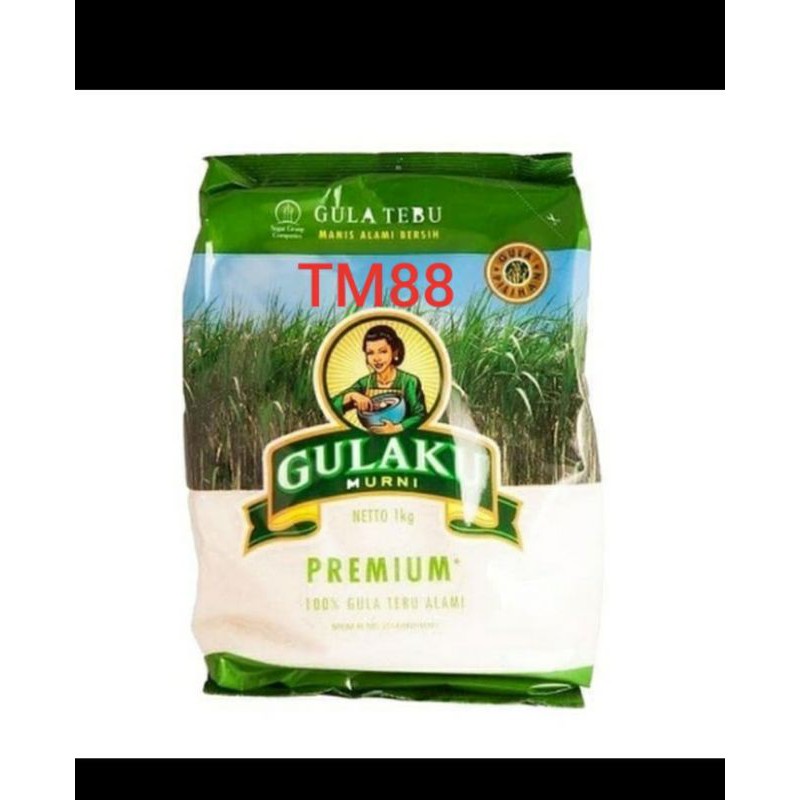 

GULA PASIR GULAKU PREMIUM/GULA TEBU GULAKU PREMIUM KEMASAN 1 KG