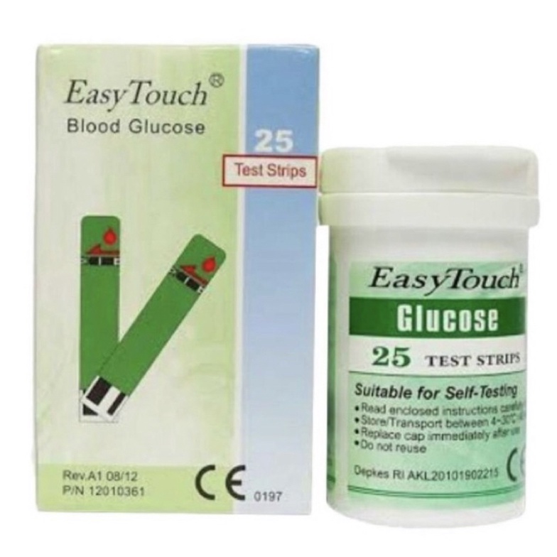 Strip Gula Glucose Kolesterol Cholesterol Asam urat Uric Acid Easytouch Easy Touch