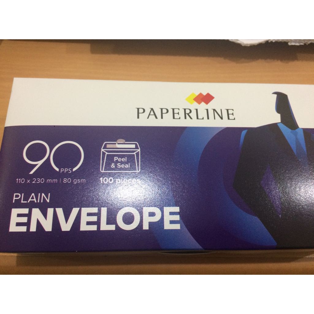 Paperline Amplop Putih Polos 90 PPS PPL Ev 90 PPS  Shopee 