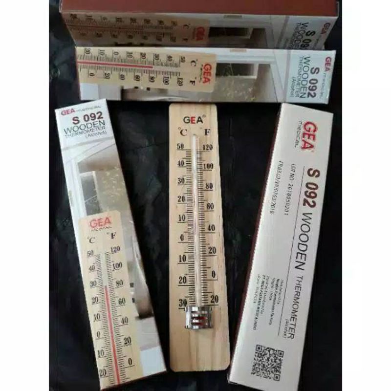 GEA S-092 Thermometer Ruangan Manual /Thermometer Kayu / Thermometer Manual / Termometer Ruangan