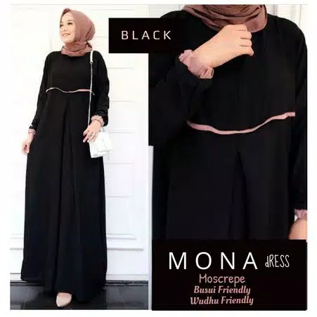 MONA DRESS MAXY /FASHION MUSLIM TERBARU