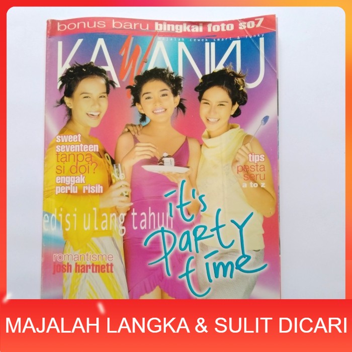 Majalah KAWANKU No.7 Agu 2001 Cover ZENNY ZASKIA ROSA Langka