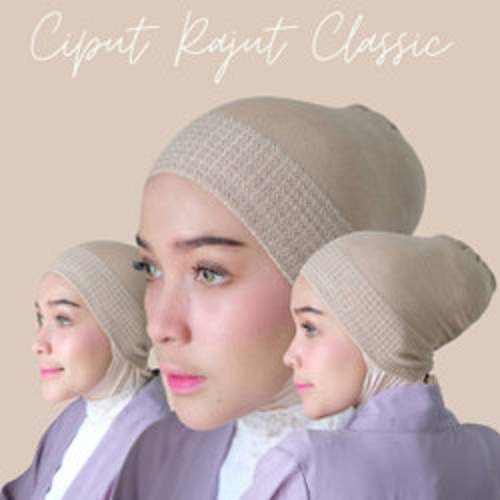 Ciput Rajut Anpus Daleman Kerudung Material Bahan Polyester / Ciput Anti Pusing / Ciput Kupluk / Ban