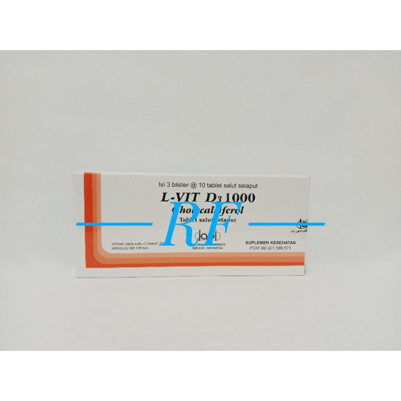 L Vit D3 1000 Tab isi 30 (Lapi)