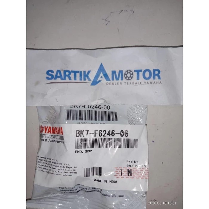 Original End, Grip (BK61) ( Jalu Stang ) Yamaha R15 V3