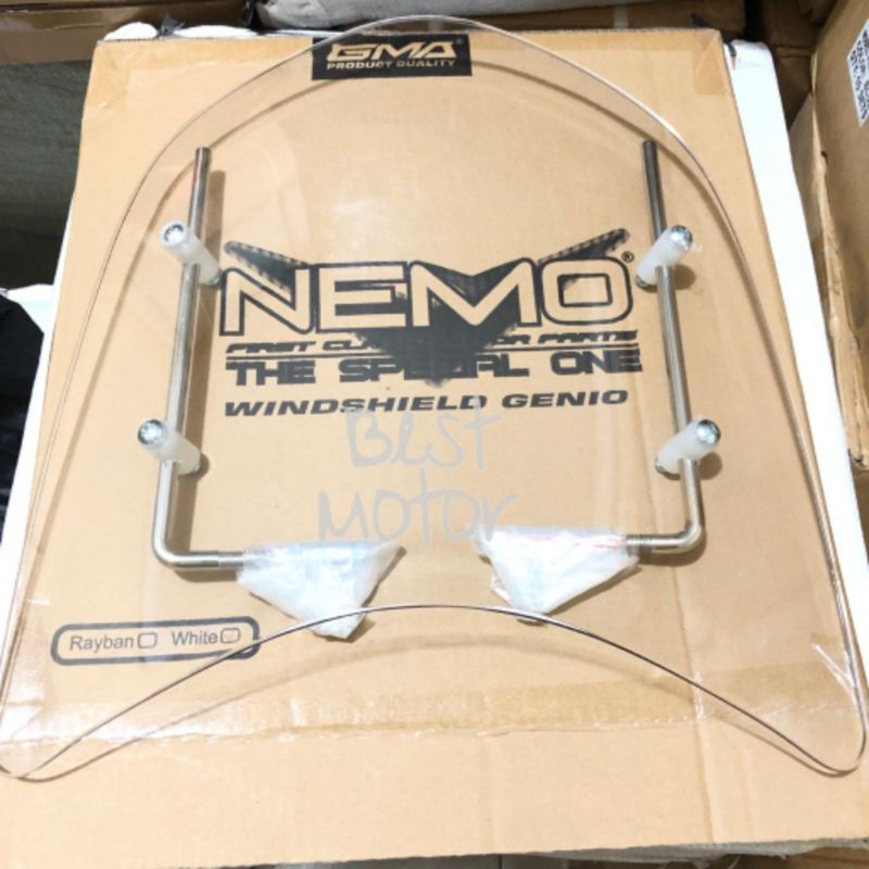 Visor Windshield Genio Nemo Motor Bebek Matic Winsil Genio