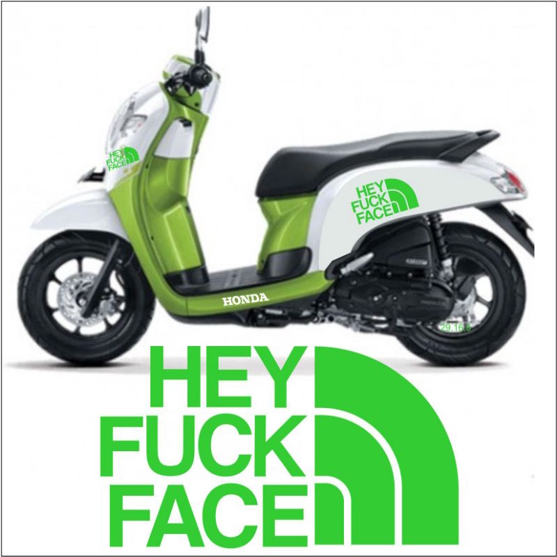 Stiker Cutting Stiping Scoopy 2018-2021 Stiker Vespa Cuttinh Genio