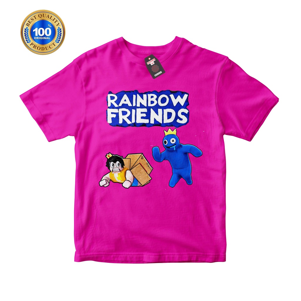 KAOS ANAK RAINBOW TERBARU FRIENDS UNISEX LENGAN PENDEK