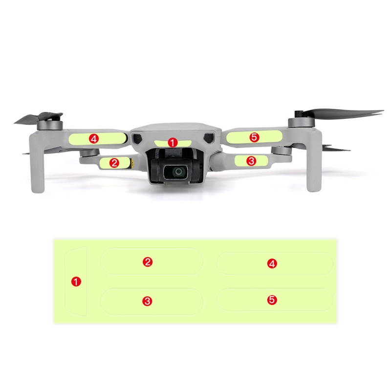 Vivi Stiker Glow In The Dark Untuk Mavic Mini 3 Pro