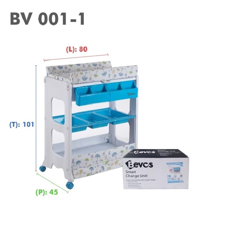 Bevos baby bath change table baby tafel changing station
