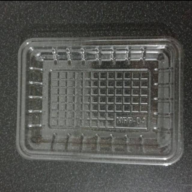 Mika Plastik Tray Buah dan Sayur (isi 50pcs)  / TR 04 / Ukuran Sedang