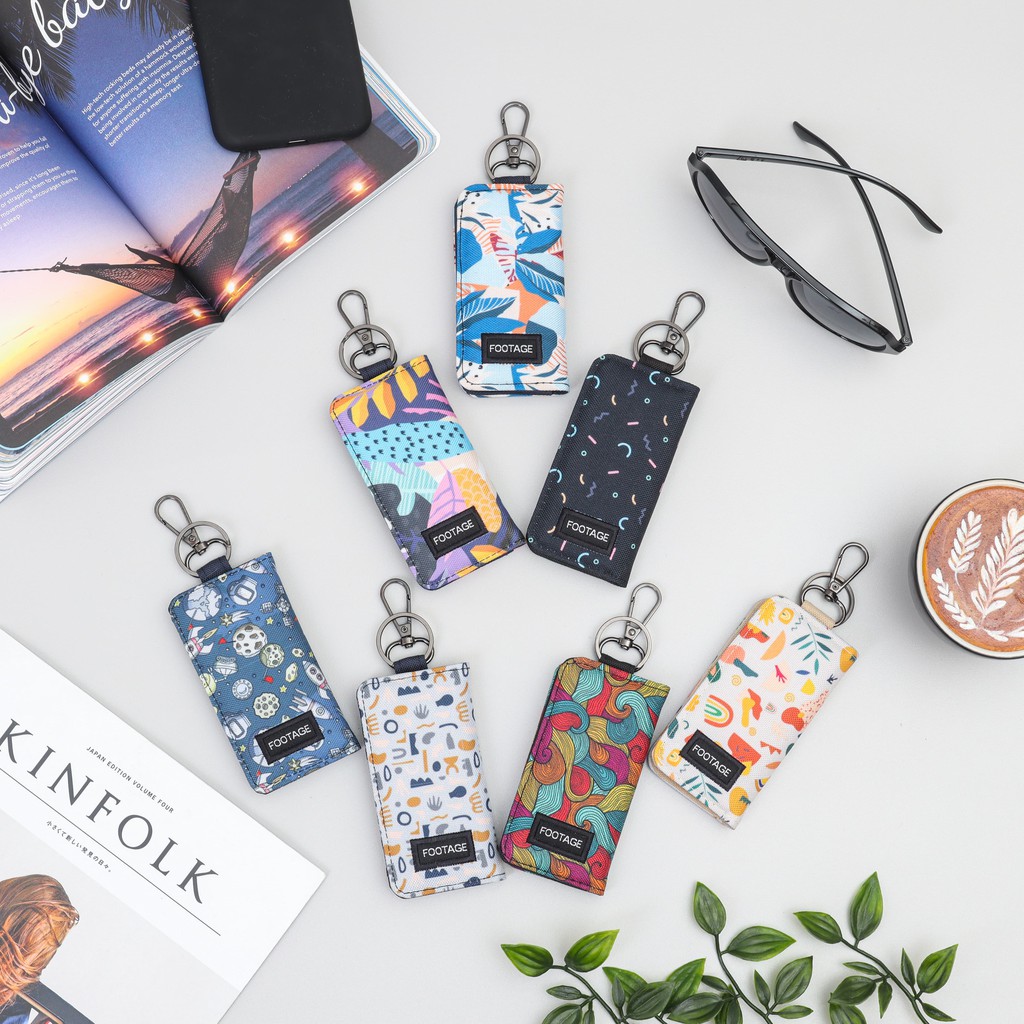 Dompet STNK E-TOLL SIM Mobil Motor Gantungan Kunci Motif Premium Footage