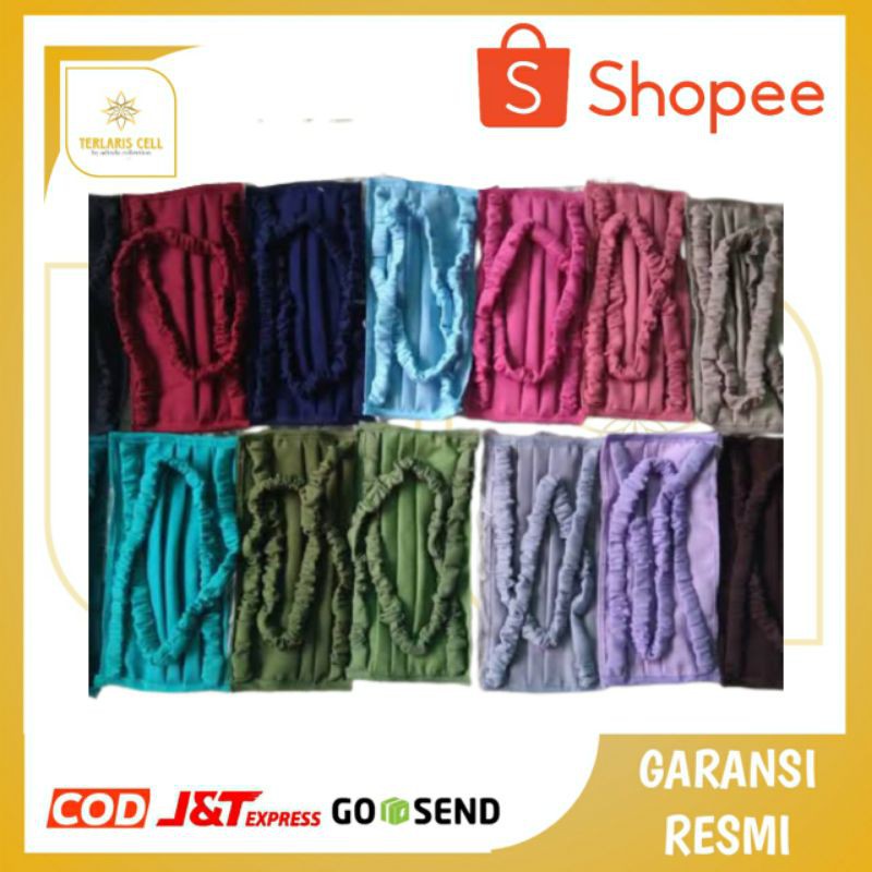masker hijab serut 2 lapis masker hijab serut hijab tali serut masker kriwil diamond crepe 2 ply