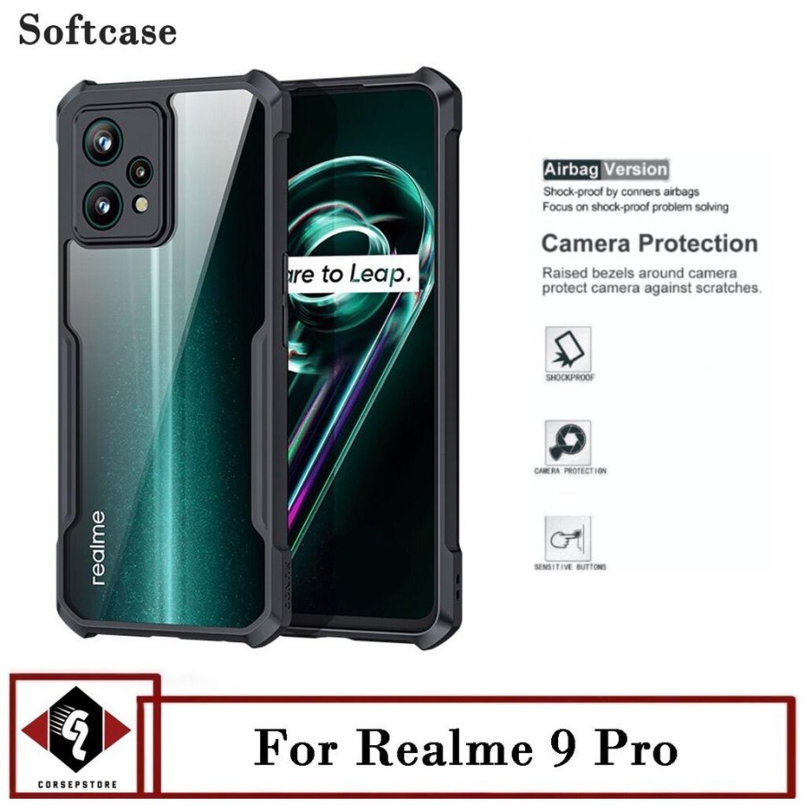 REALME C53 C55 C55 NFC 9i 9 9 PRO 9 PRO PLUS 3 3 PRO CASE SHOCKPROOF HARDCASE FUZE BENING CLEAR TRANSPARAN HARD BUMPER IPAKY BENING CASING PROTECT CAMERA COVER PELINDUNG KAMERA  REALME 9 PRO+ REALME 9 PRO +